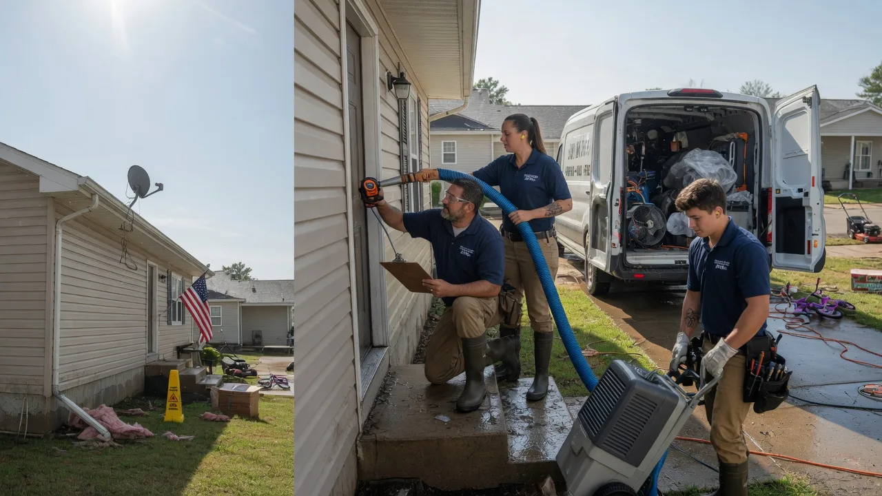 Ceiling Water Damage Restoration in Gilman City, MO near me